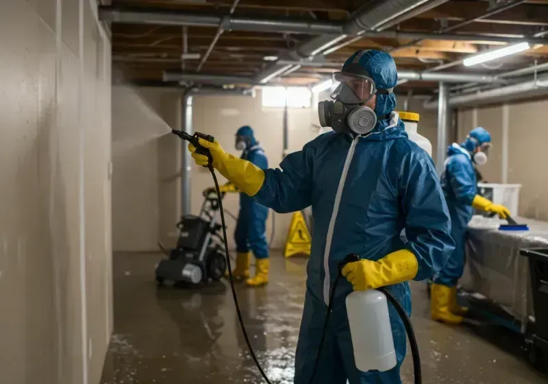 Basement Sanitization and Antimicrobial Treatment process in Medina, TX